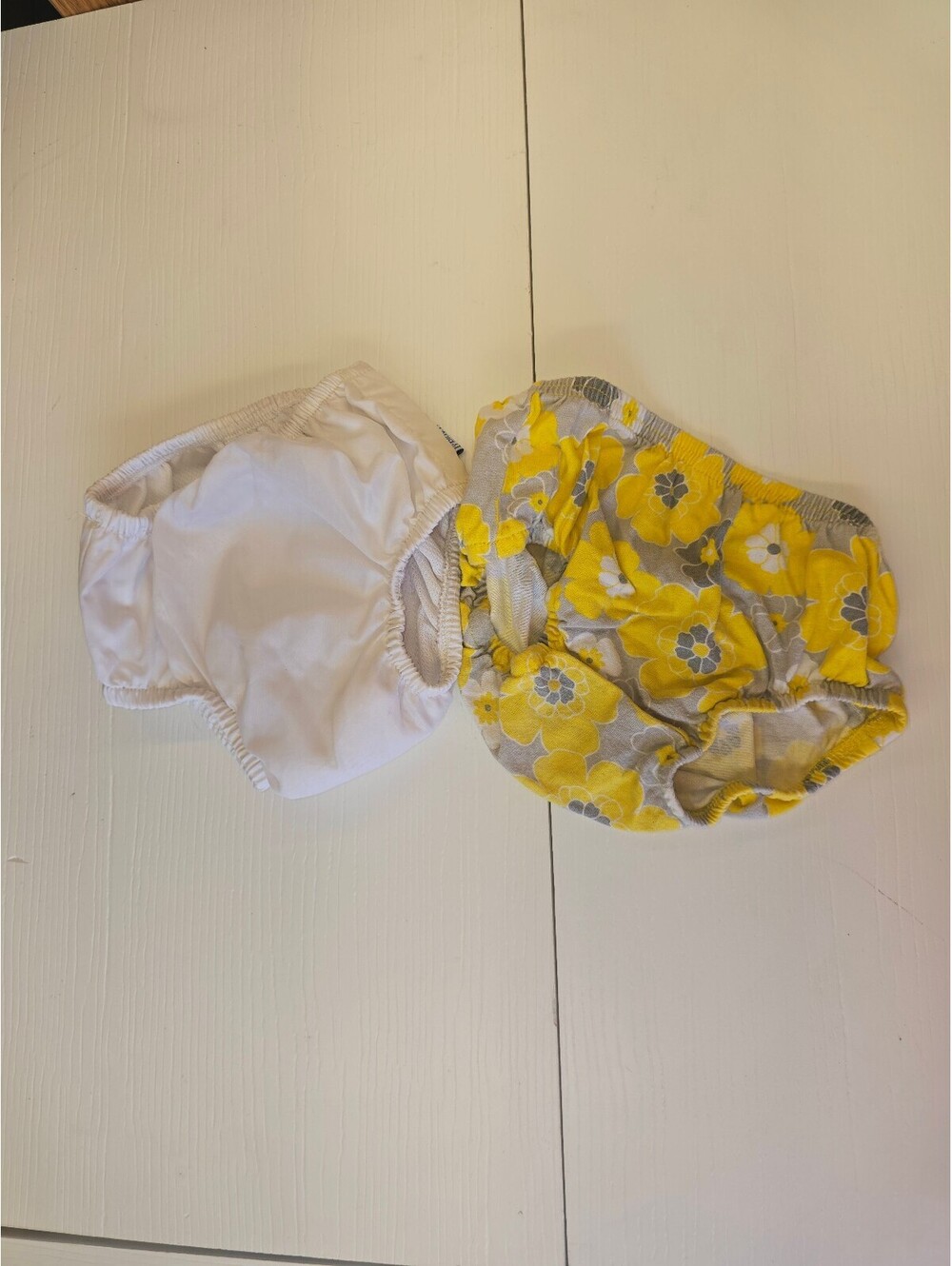 Baby Girls Diaper Covers Lot 2 Pc iPlay Swim Diaper Carters Bloomers 18M Yellow